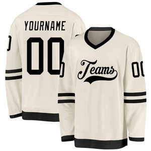 Vente en gros Taille personnalisée Maillot de hockey sur glace Nouveau design avec impression par sublimation personnalisée pour vêtements de hockey sur glace - Product Image 1