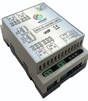 Módulo de Salida Analógica de 4 Canales WIN-IO-4AOMC/MV-M (4-20mA/0-10V 24V DC Resolución de 10/12 bits) Modbus RTU RS485 Montaje en Riel DIN