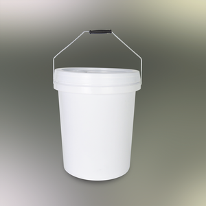 Seau en plastique de 18 litres vide, type de matériau pour bidon d'huile, seau et baril, forme cylindrique, qualité, utilisation de la peinture, produit - Product Image 2