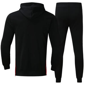 Ensemble de survêtement de style slim fit avec logo personnalisé, survêtement de jogging pour homme de haute qualité, ensemble de survêtement unisexe, sweat-shirt à capuche, survêtement imprimé en relief, OEM - Product Image 2