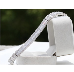 Most Selling Hip Hop Style Diamond <b>Tennis</b> <b>Bracelets</b> for Luxury <b>Fashion</b> and Everyday Elegance Available at Bulk Quantity - Product Image 1
