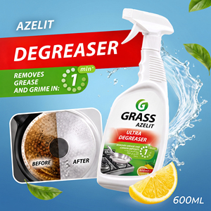 GRASS Azelit Dégraissant multi-surfaces pour cuisine 600ml |   Spray Moussant Riche à Action Rapide Parfum Citron Anti-taches Élimination Profonde des Taches - Product Image 2