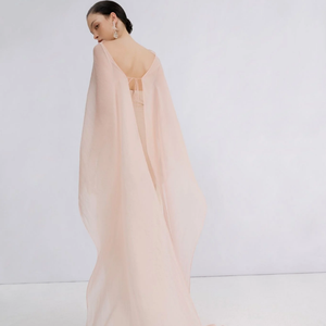 Vestido elegante de moda de lujo para mujer MARGOT VESTIDO CON ESPALDA ABIERTA 61% Rayón-39% Algodón Ropa de boutique para mujer hecha en Vietnam - Product Image 2