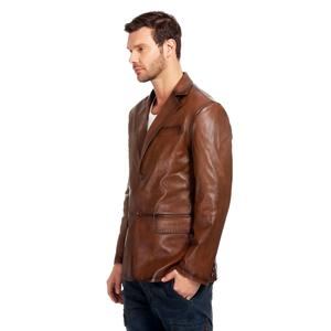 Giacca Blazer da uomo in pelle