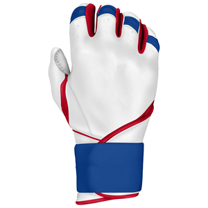 Puño largo profesional piel de cabra cuero béisbol/softbol guantes de bateo Unisex puño elástico personalizable de alta calidad - Product Image 4