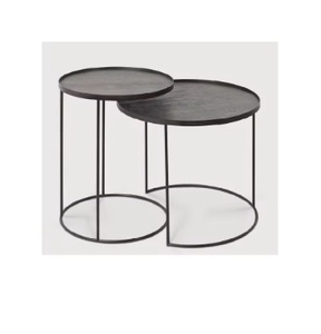 Table basse en bois et résine époxy de style antique, design moderne unique, pour la maison ou le bureau, couleur personnalisée, durable, élégante - Product Image 2