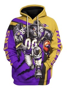 Sweat-shirts pour hommes en polyester/coton, personnalisables, à sublimation, streetwear, coupe régulière, poche en polaire, taille plus, respirant, automne - Product Image 6