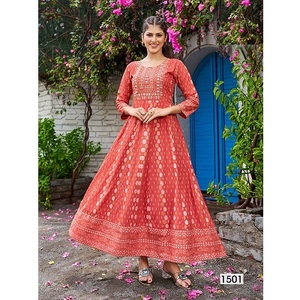 Robe pakistanaise Anarkali élégante de qualité supérieure pour mariage mariée, créateur et collection brodée pour femmes au meilleur prix - Product Image 1