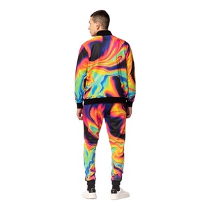 Survêtement de sport pour homme en polyester imprimé par sublimation intégrale, tenue de jogging, fournisseur d'usine OEM sous marque privée - Product Image 3