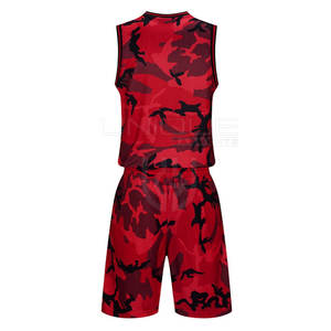 Uniforme de basket-ball sans manches très vendu, concevez votre propre logo, uniformes de basket-ball pour hommes - Product Image 3