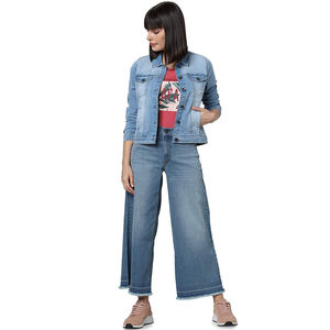 แจ็คเก็ตยีนส์ผู้หญิงแบบควิลท์ทันสมัย คุณภาพสูง เสื้อคลุมลำลอง ผ้าฝ้ายทอ จากซัพพลายเออร์ขายส่งในปากีสถาน - Product Image 5