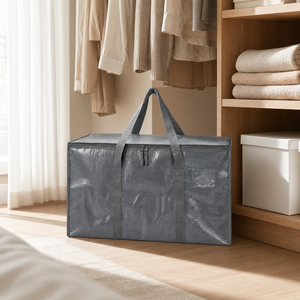 Bolsa de Mudanza Transparente Impermeable 69x35x38cm, Bolsa de Almacenamiento Plegable con Cierre - Product Image 2