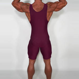 Combinaison de lutte unisexe de qualité supérieure, extensible, respirante, en élasthanne/polyester, prix raisonnable, taille adulte - Product Image 2