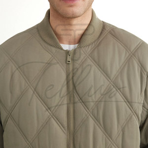 Chaqueta Acolchada Personalizada al por Mayor para Hombre, Estilo Urbano, Formal, con Cuello Alto, Transpirable, Ropa de Invierno de Alta Calidad - Product Image 4