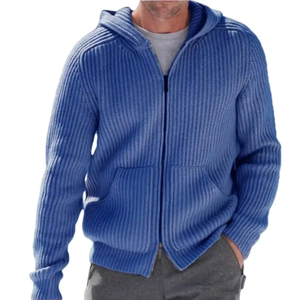 Men's Oversized <b>Hoodie</b> Fall-Winter 2025 Basic Loose Fleece Pullover Washed <b>American</b> Trend Sports Pocket Invisible Zipper - Product Image 2