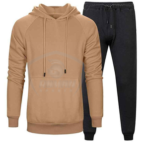 Conjuntos Deportivos Personalizados de Estilo Urbano para Hombre, Conjunto de 2 Piezas de Sudadera con Capucha y Pantalones Deportivos Lisos, Cómodos, de RSW - Product Image 4