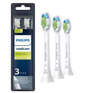 Têtes de brosse à dents de rechange Philips Sonicare DiamondClean authentiques, 3 têtes de brosse, blanches, HX6063/65 & A3 Premium authentiques - Product Image 5