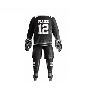 Conjunto de uniforme de hockey sobre hielo por sublimación personalizado de alta calidad Jersey deportivo de equipo barato de secado rápido a la venta - Product Image 5