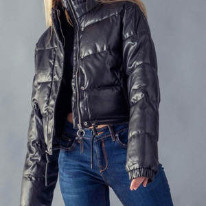 Chaqueta Acolchada para Mujer, Color Personalizable, Diseño Acolchado, Invierno, Elegante, Cálida, Transpirable, Rellena de Algodón - Product Image 3