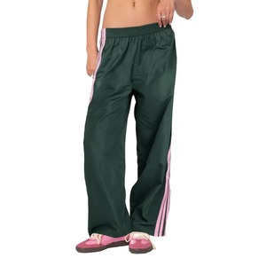 Pantalon de survêtement taille haute pour femme Pantalon de tous les jours en toile extensible confortable avec ceinture élastique et poches - Product Image 4