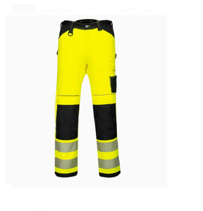 Pantalon de soudage résistant à la chaleur pour homme Vache véritable Style Hip Hop Respirant Séchage rapide Antistatique Tissu de laine lourd - Product Image 1