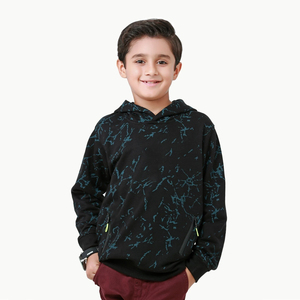 Sudadera con capucha personalizada para niños con Jersey de manga regular de diseñador de algodón para el invierno-Fabricante al por mayor - Product Image 1