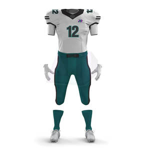 Uniforme de Fútbol Americano Personalizado, Conjunto Corto, Tejido Transpirable de Spandex y Poliéster, Ligero, Cómodo, Duradero, de Alta Calidad - Product Image 2