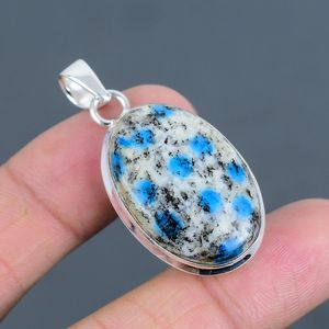 Jaspe K2 Natural de calidad superior, colgante de diseñador Chapado en plata de ley 925 sólida, fabricación de joyería al por mayor para mujer - Product Image 6