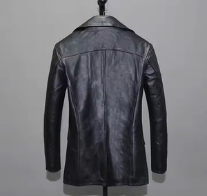 Manteau d'hiver vintage à col montant pour hommes manteau vierge pour hommes Streetwear meilleure qualité fabrication couleur unique - Product Image 3