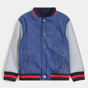 Vestes pour enfants personnalisées avec broderie et impression de logo, 100% coton, vestes de baseball décontractées pour enfants, vestes de sport - Product Image 4