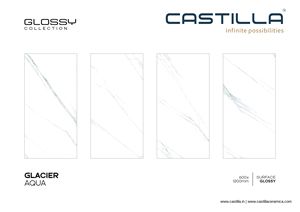 600X1200MM Glaciar brillante Aqua Azulejos de porcelana esmaltada Azulejos de pared cuadrados modernos Paredes interiores resistentes al desgaste - Product Image 2