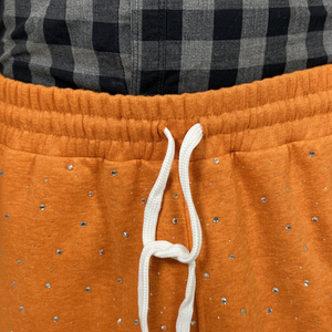 Pantalones Cortos Deportivos Casuales de Felpa para Hombre, Pantalones Cortos Deportivos de Algodón para Gimnasio y Correr, Pantalones Cortos Casuales de Felpa con Pedrería para Hombre - Product Image 6