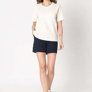 Camiseta de Algodón Grueso y Resistente de Verano, Ecológica, Personalizada con Bordado y Estampado, Transpirable, para Mujer, en Oferta - Product Image 4