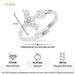 Anillos de Plata de Ley 925 de Primera Calidad para Mujer, Chapados en Rodio con Diamantes o Circonitas, Diseño Numérico, Joyería para Hombre - Product Image 5