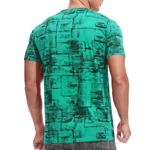 Uso Regular Hombres 250 Gsm Materia Mixta 100% Algodón microfibra Secado rápido Logotipo personalizado Impreso hombres Camiseta Ropa de alta calidad - Product Image 4