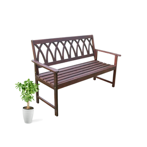 Cris Design moderne dossier croisé banc de jardin chaise nouveau mobilier de salle à manger pliant extérieur matériau naturel - Product Image 1