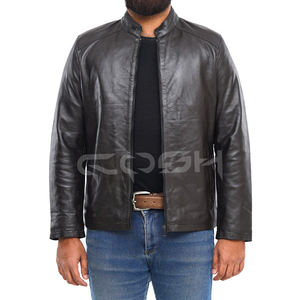 Chaqueta de Cuero Genuino Marrón Oscuro para Hombre, Prenda Exterior de Alta Calidad - Product Image 4