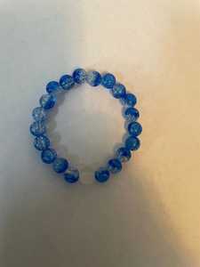 Pulseras de Cuentas de Resina Coloridas, Color Azul, Forma Redonda, Joyería de Resina, Accesorios de Resina, Pulseras de Cuentas Hechas a Mano - Product Image 3
