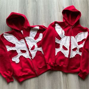 Pull-over zippé surdimensionné unisexe de haute qualité, sweatshirts d'hiver lourds avec logo personnalisé, tissu polaire - Product Image 3