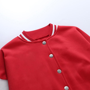 Chaqueta corta universitaria para mujer, parches de chenilla personalizados en blanco, chaquetas con bordado Varsity Letterman, chaqueta Varsity Vintage en blanco para mujer - Product Image 6