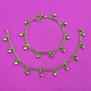 Antique Classique Payal Cheville avec Mehndi Placage Bijoux de Mode Grossistes en Inde Nouvelle Collection - Product Image 1