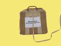 Bolsas Organizadoras Impermeables de Yute con Cremallera y Asa Ajustable para Conferencias, Material Escolar y de Oficina, con Tablero para Documentos y Asa de Madera
