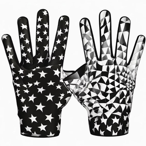 Gants de football américain tendance 2026 avec adhérence premium, logo et couleur personnalisables, vente flash - Product Image 3