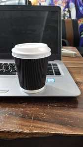 Gobelet à café Nexo de luxe, écologique, anti-fuite, en papier ondulé/double/simple paroi, biodégradable, recyclable, durable, compatible micro-ondes - Product Image 3