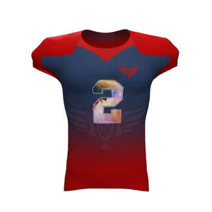 Último diseño personalizado camiseta de fútbol americano con pantalones cortos/sublimación impresa nueva llegada uniformes de fútbol americano - Product Image 2