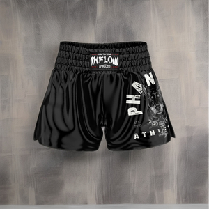Pantalones Cortos de Boxeo MMA Muay Thai para Hombre de Marca Privada de Alta Calidad, Pantalones de Entrenamiento BJJ con Estampado por Sublimación, 220g Poliéster/Algodón - Product Image 1