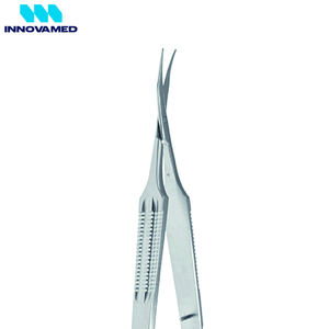 Ciseaux à micro-spring en acier inoxydable de 12 cm, outil de précision pour la beauté, les ongles et les travaux manuels, pour logo personnalisé sur les ongles par INNOVAMED - Product Image 5