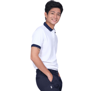 Polo de golf deportivo y elegante de manga corta 95% poliéster 5% Spandex algodón Polo camisa uniforme de negocios ropa hombres FÁBRICA DE Vietnam - Product Image 1