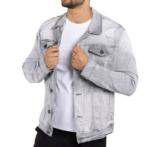 Nouvelle veste en jean en coton imprimé à la mode fabriquée en usine Vestes pour hommes en denim léger conçues de haute qualité - Product Image 5