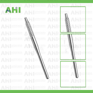 ด้ามจับกระจกกลวงทรงกลมสำหรับงานทันตกรรม ทำจากสแตนเลส AHI ใช้ในงานผ่าตัด อุปกรณ์สำคัญสำหรับการวินิจฉัยและตรวจสุขภาพทางทันตกรรม - Product Image 2